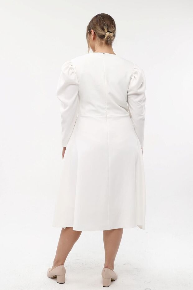 Rochie de seară pliată Robe elastică - 3