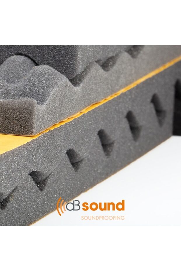 Dbsound Kendinden Yapışkanlı 40 Mm 50x40 Cm 15dns Yumurta Profil Akustik Sünger Db Sound - 4