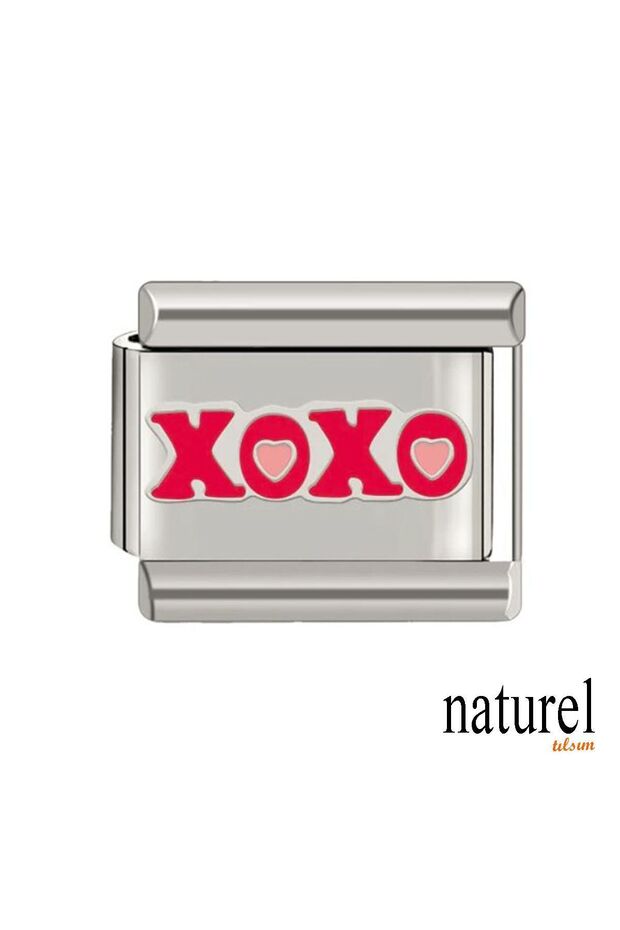 Italian Stainless Steel 9mm Love Series Charm