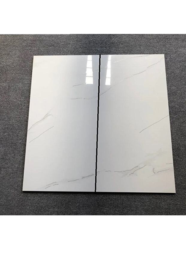 5 adet 60x30 beyaz  mermer desenli kendinden yapışkanlı duvar paneli - 1