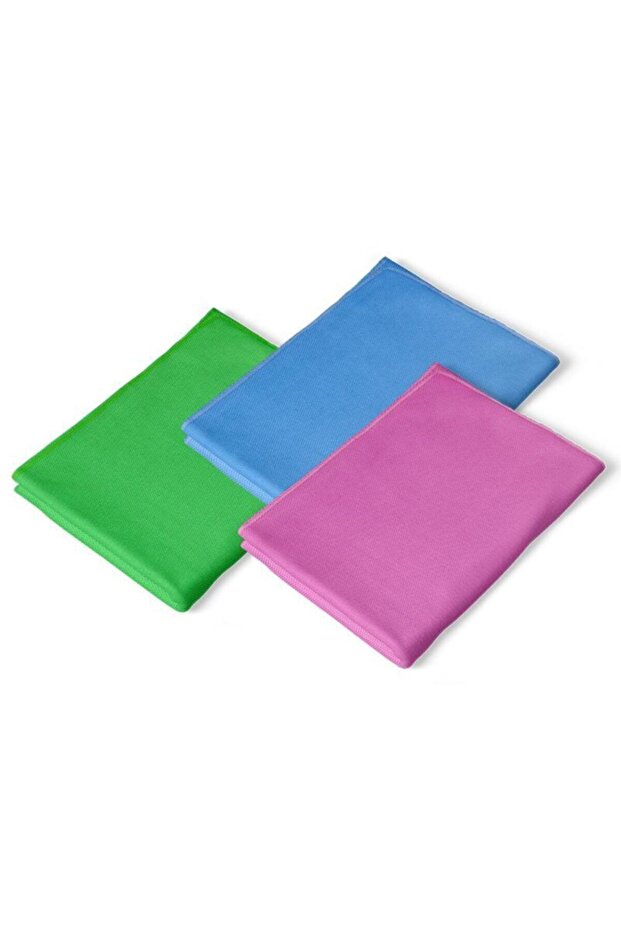Silva Microfiber Camis 3 Pieces Pink+green+blue-s.ascıoğlu-