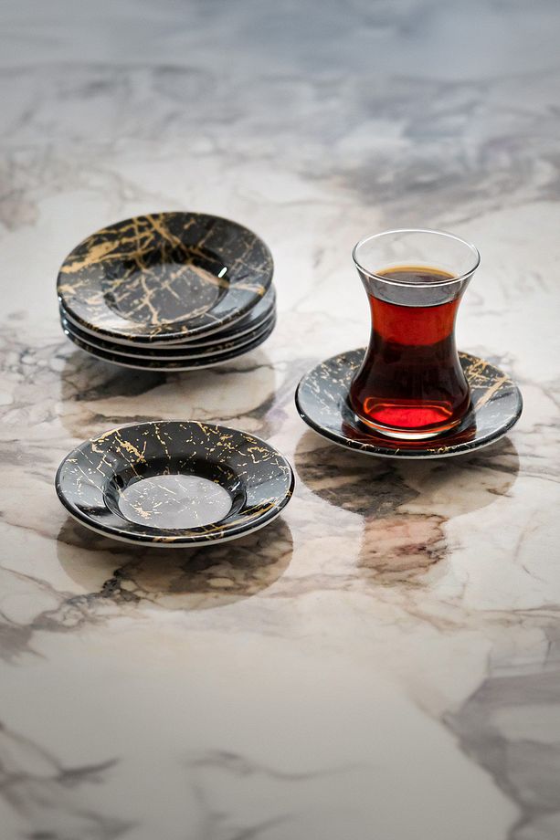 Çay Tabağı (6'LI) – 11 Cm Şık Ve Kullanışlı - 1