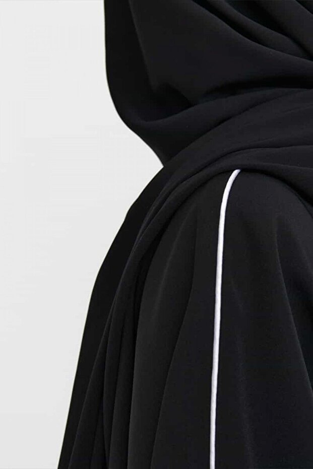 Soft Biyeli Ferace - Siyah - 7