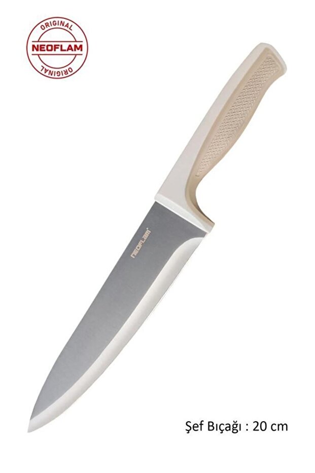 Fika Microban Bej 5 Parça Bıçak Seti - 4