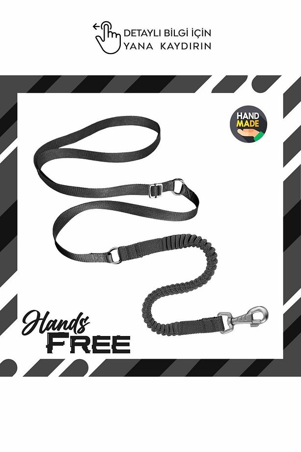Eller Serbest Gezdirme Kayışı Hands Free Leash Gezdirme Tasması - 1
