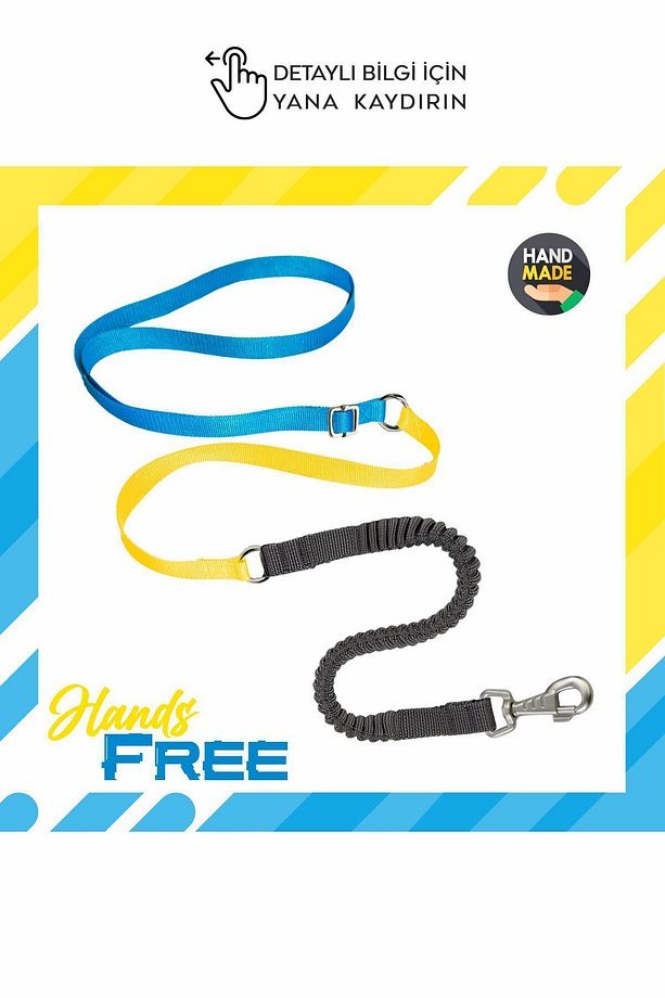 Eller Serbest Gezdirme Kayışı Hands Free Leash Gezdirme Tasması - 1