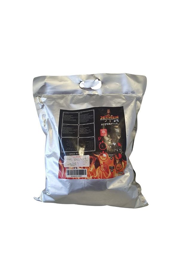 Süper Star Tek Kıvılcımla Yanan Mangal Kömürü Jetyak 2 Kg - 2