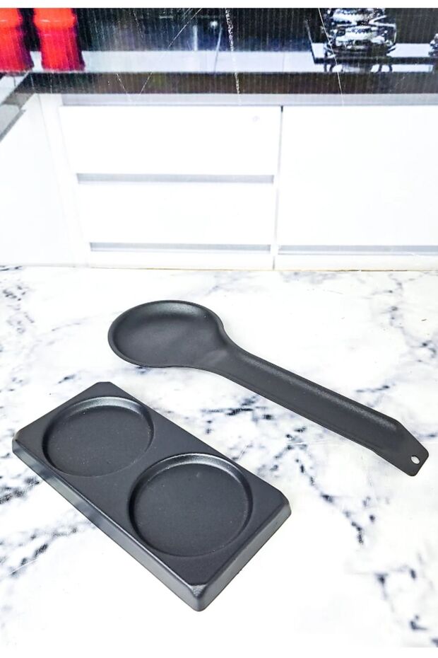 2-Pack Metal Dirty Spoon Coaster and Lotion/Oil/Soap Dispenser Stand Coaster