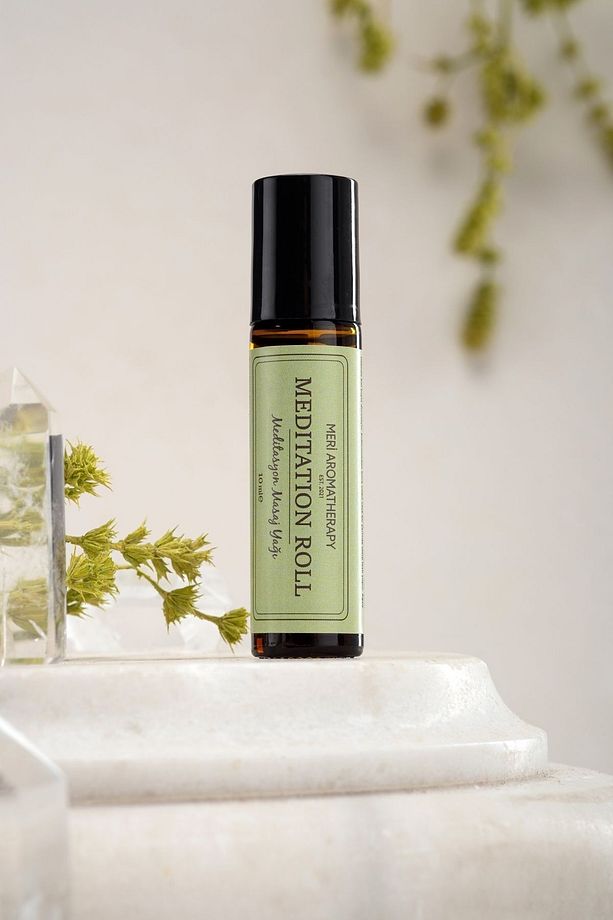 %100 Saf Meditation - Meditasyon Roll Uçucu Ve Sabit Yağ Karışımı Aromaterapi 10 Ml - 1