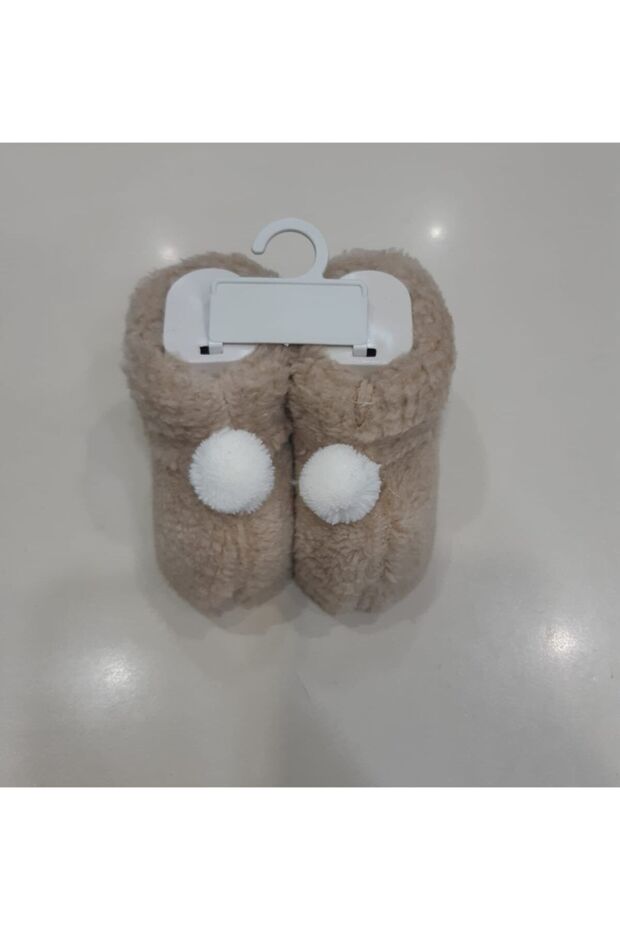 Unisex Baby Soft Pompom Booties