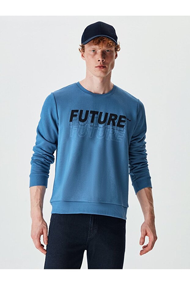 Mavi Sweatshırt - 2