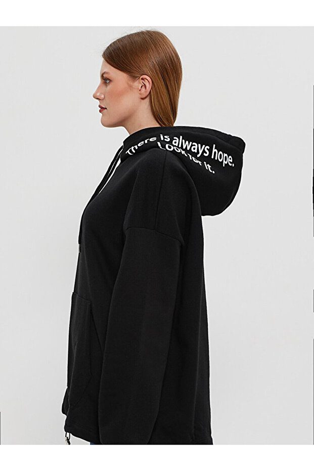 Siyah Sweatshırt - 4