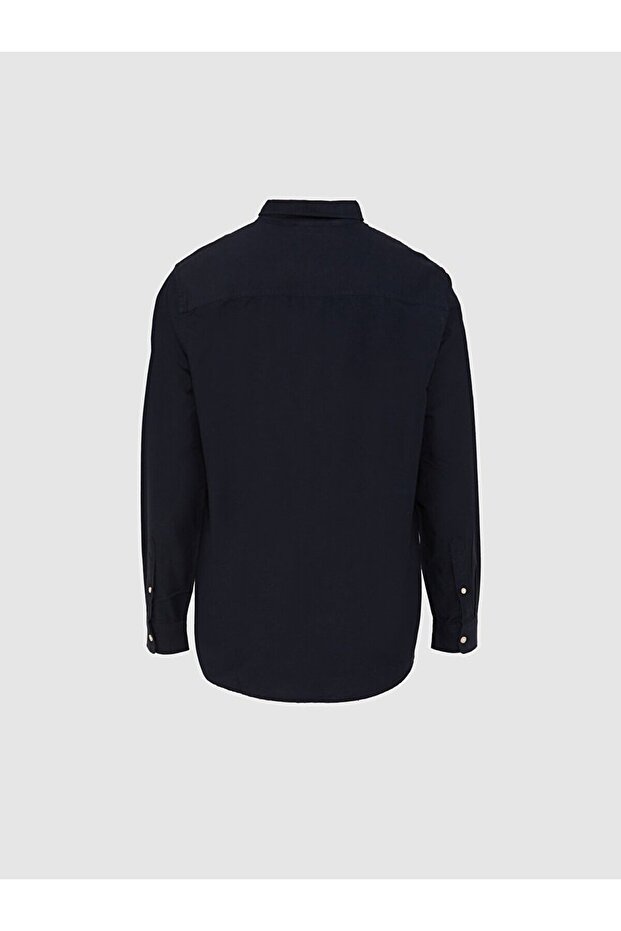 Cepli Lacivert Gömlek - 2