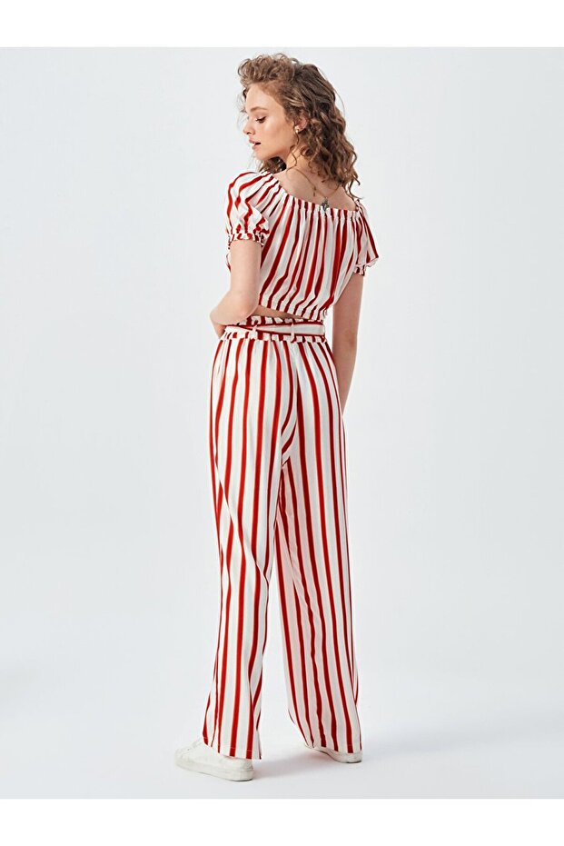 Mixed Striped Blouse - 3