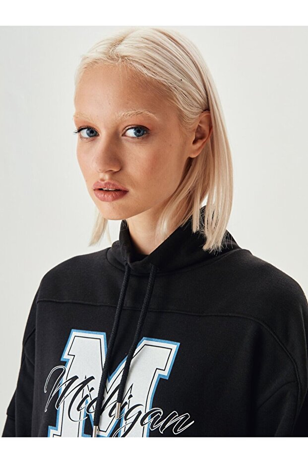 Siyah Sweatshırt - 4