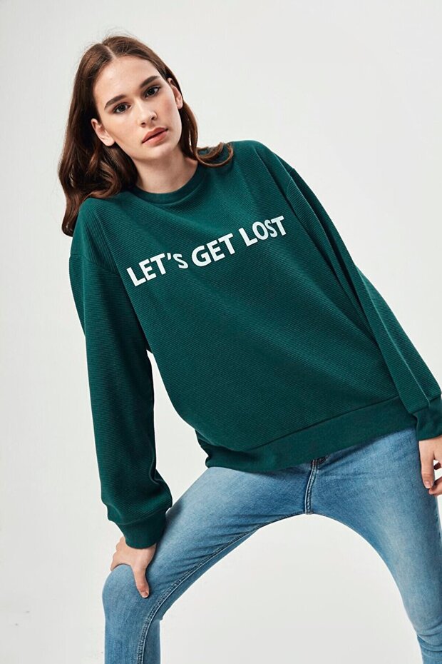 Yeşil Sweatshırt - 4