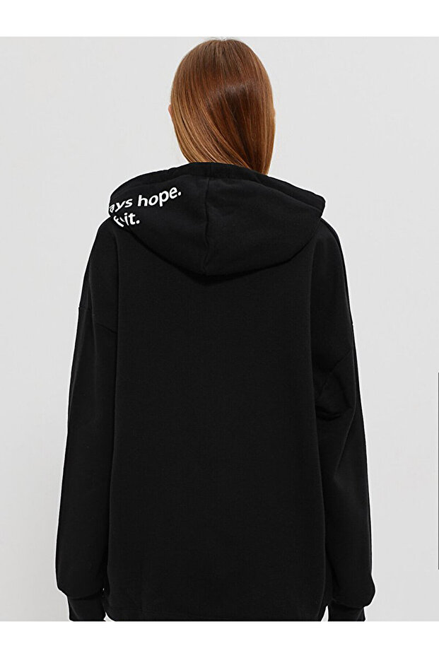 Siyah Sweatshırt - 3