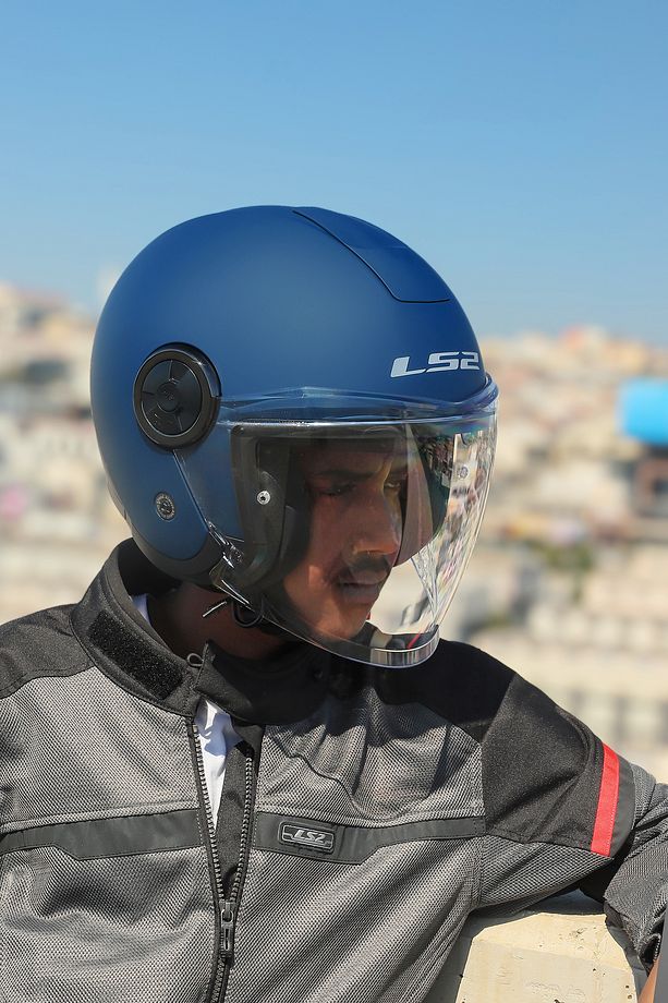 CLASSY MAT NAVY MAVİ KASK - 2