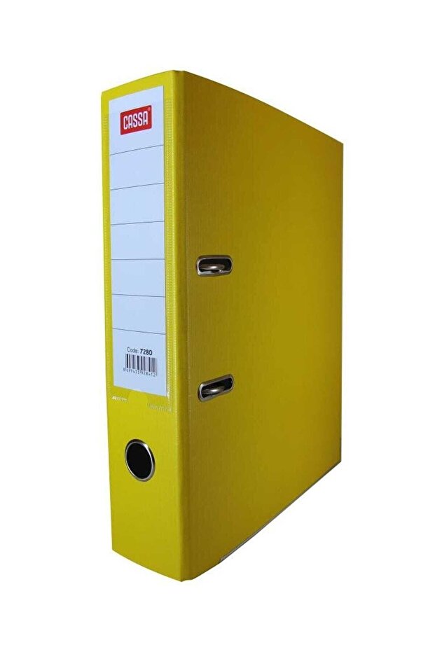 Plastic Folder Wide A4 Yellow - 1