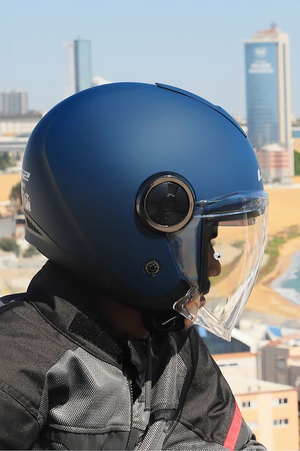 CLASSY MAT NAVY MAVİ KASK - 5