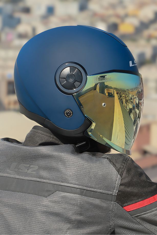 CLASSY MAT NAVY MAVİ KASK - 2