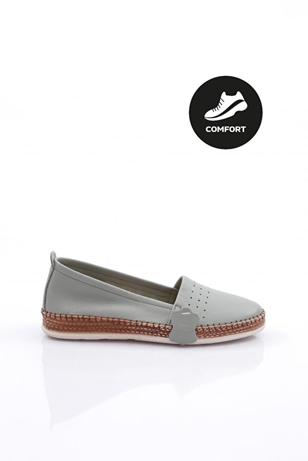 P25 Women's Soft Anatomic Footwear Leather Shoes Genuine Leather Avocado