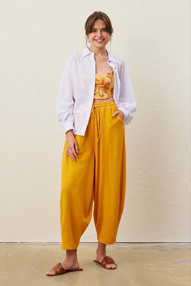 Kadın Oversize Basic Gömlek - 2