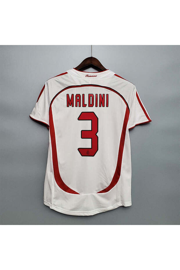 Paolo Maldini 06/07 Deplasman Retro Beyaz Forma - 3