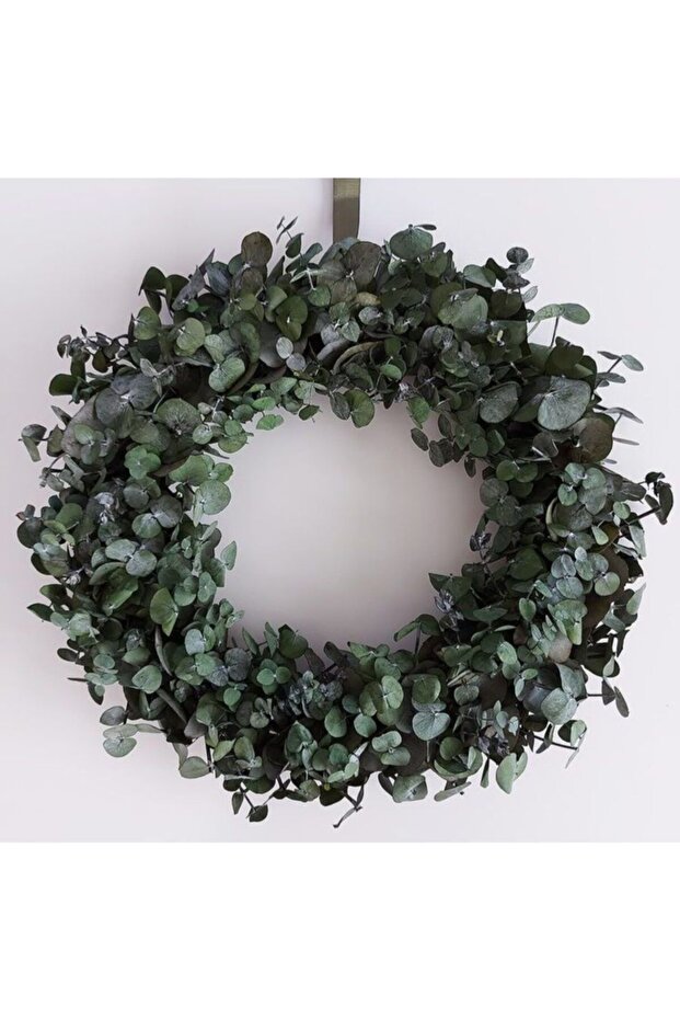 Okaliptüs Kapı Süsü Ev Hediyesi Çelenk - 1