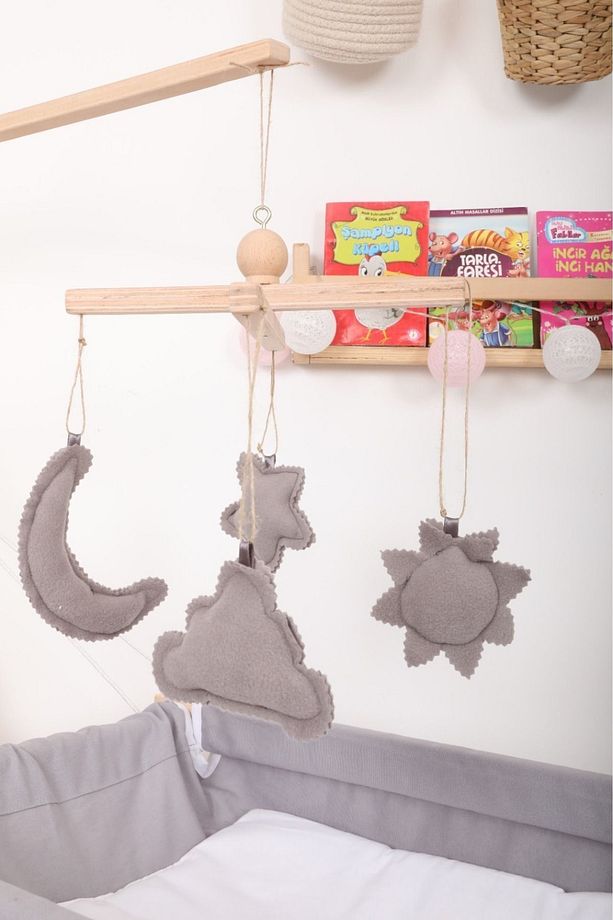 Ahşap Bebek Hamağı (sallanabilir Sabitlenebilir ) - 2