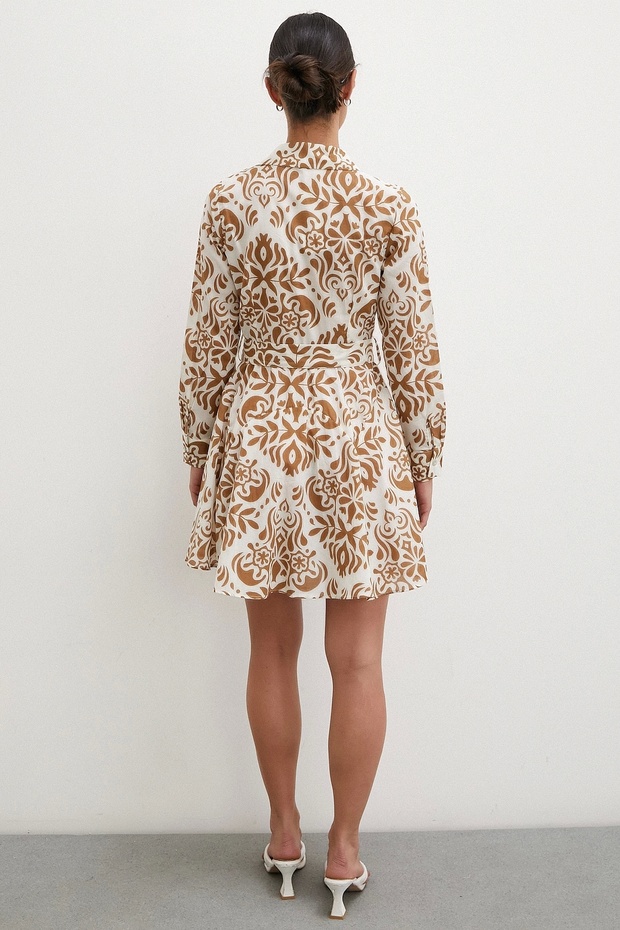 Rochie maro cu model Godeli - 6