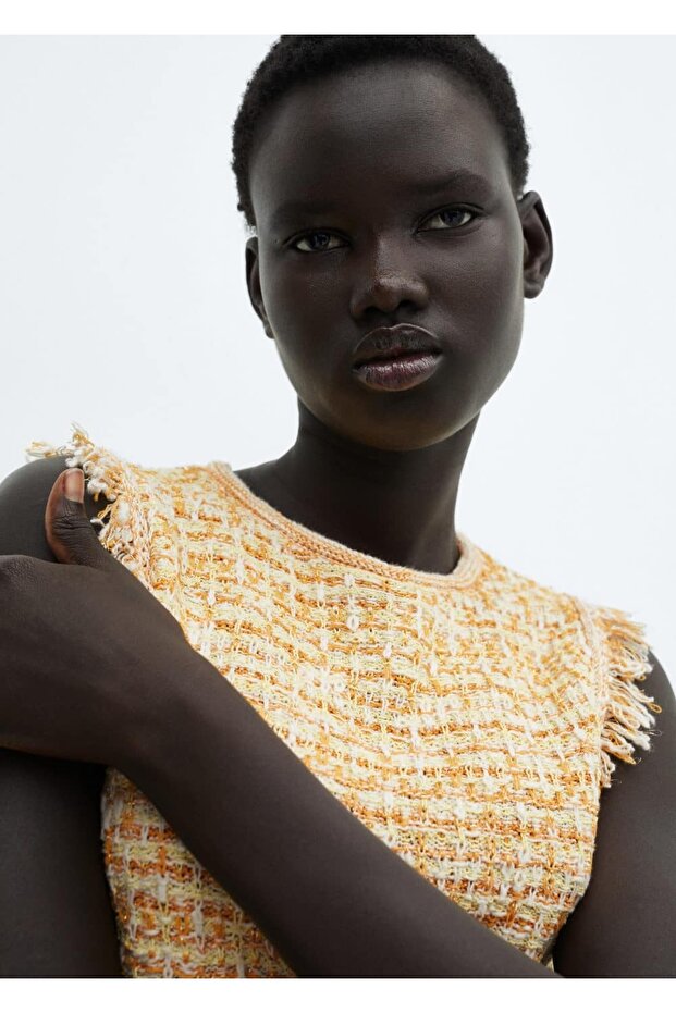 Dikişsiz tüvit bluz - 7