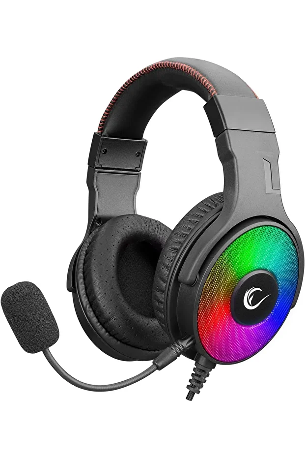 R46 Hostage Siyah Usb 7.1 Surround Rgb Ledli Gaming Oyuncu Mikrofonlu Kulaklık - 1