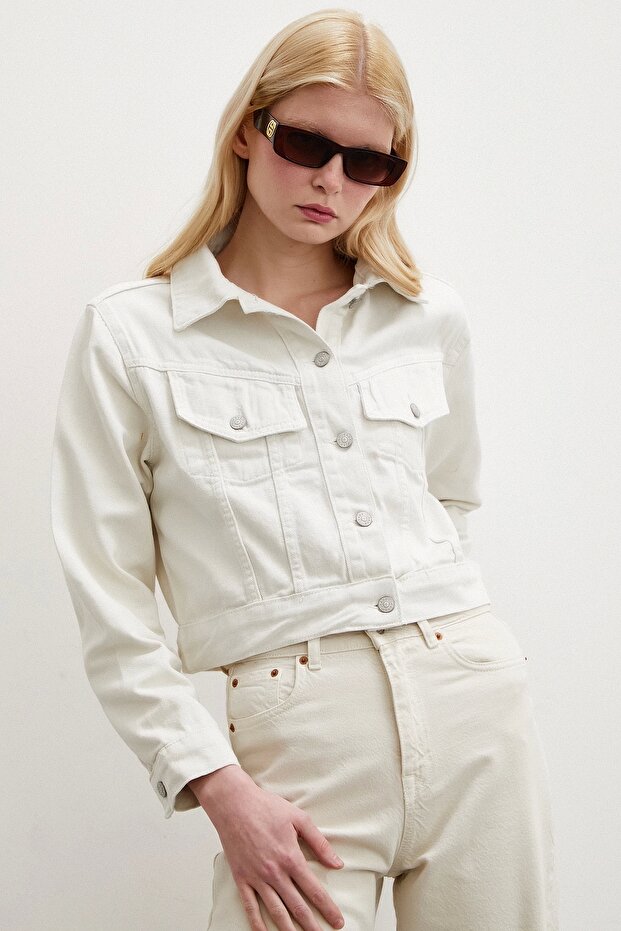 Gabardin Ceket Taş - 5