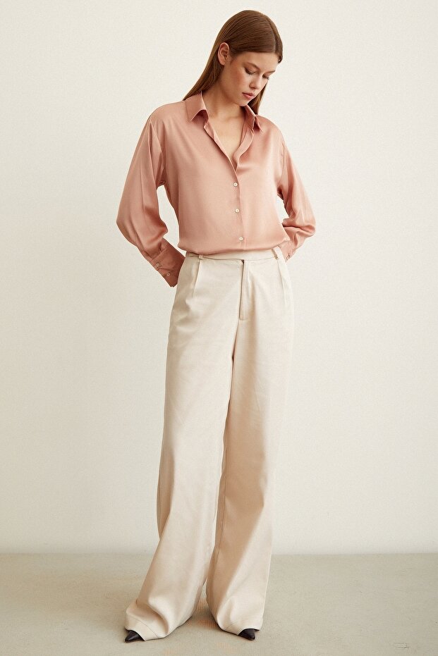 Basic Saten Gömlek - 6