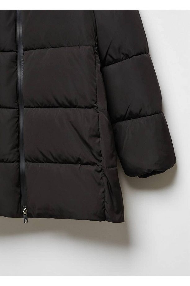 Kapüşonlu kapitone anorak - 8