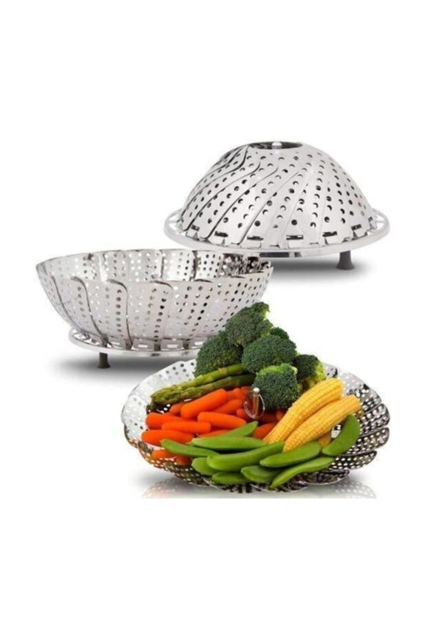 Foldable Steam Vegetable Cooking Boiling Apparatus - 1