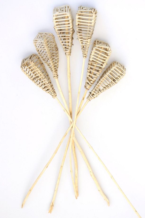 Örme Rattan Lata Lamp 6lı - 1