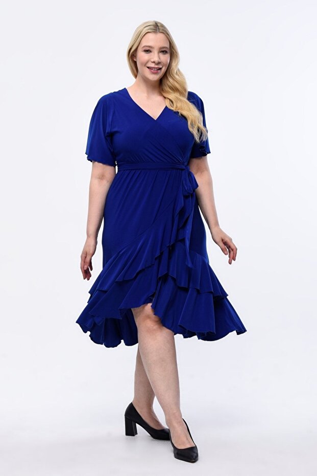 Rochie de seară Midi Flexibilă Elegantă - 1