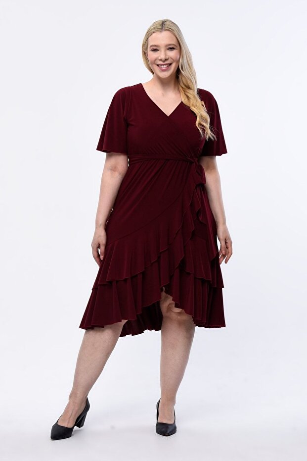 Rochie de seară Midi Flexibilă Elegantă - 1