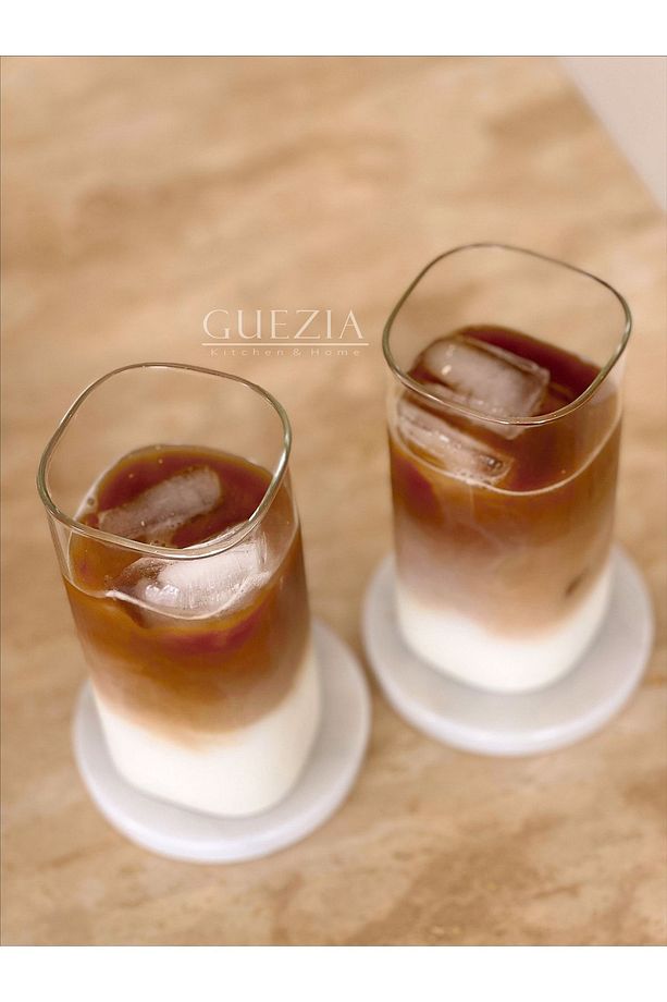 Isıya Dayanıklı Borosilikat Dikdörtgen Bardak | Kahve Ve Sunum Bardağı | 2adet | 380 Ml - 5
