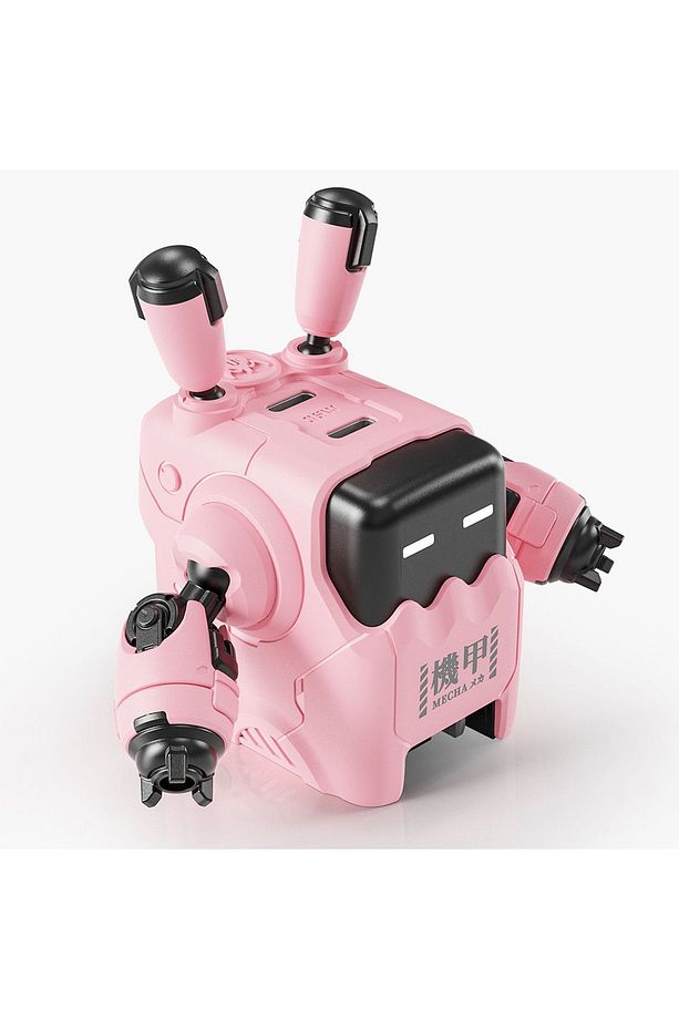 Delta35 Pembe Robot Figürlü 35w Hızlı Şarj Adaptörü - 3
