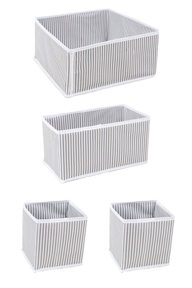 Closet and Drawer Organizer Multi-Purpose Set of 4 - 6