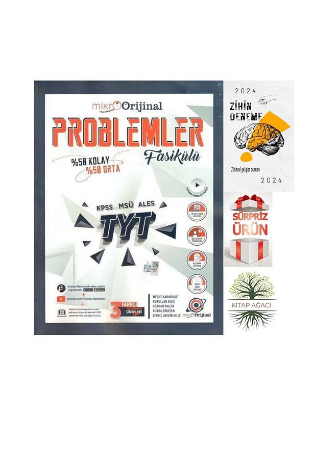 MİKRO  TYT-AYT PROBLEMLER+ZİHİN DENEME+HEDİYE (KİTAPAGACI) - 8
