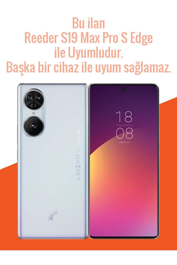 S19 Max Pro S Edge Kılıf Şeffaf Silikon Baskılı CoolBuzz - 2