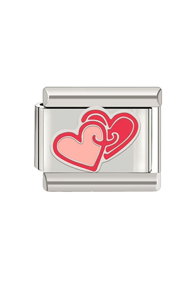 Italian Stainless Steel 9mm Love Series Charm