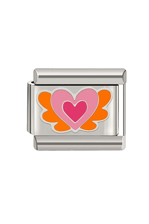 Italian Stainless Steel 9mm Love Series Charm