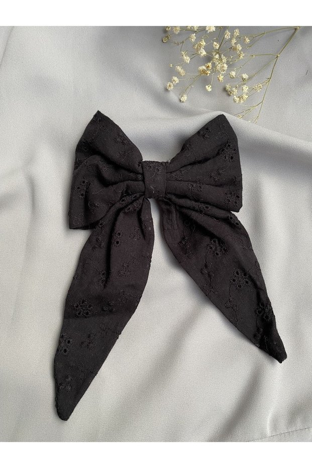 Bow black festoon automatic buckle