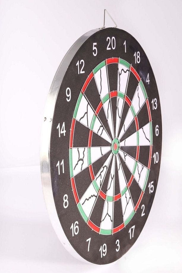18 Inç Profesyonel Dart Seti Dart Tahtası Ve 6 18 gr Adet Dart Oku - 4