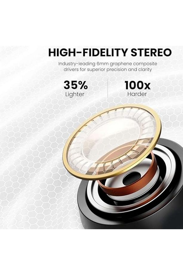 HiTune T1 Bluetooth Kulak İçi Kulaklık, 24 Saat Çalma, 4 Mikrofon, Daha Net Aramalar için EN - 2